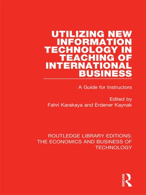 cover image of Utilizing New Information Technology in Teaching of International Business